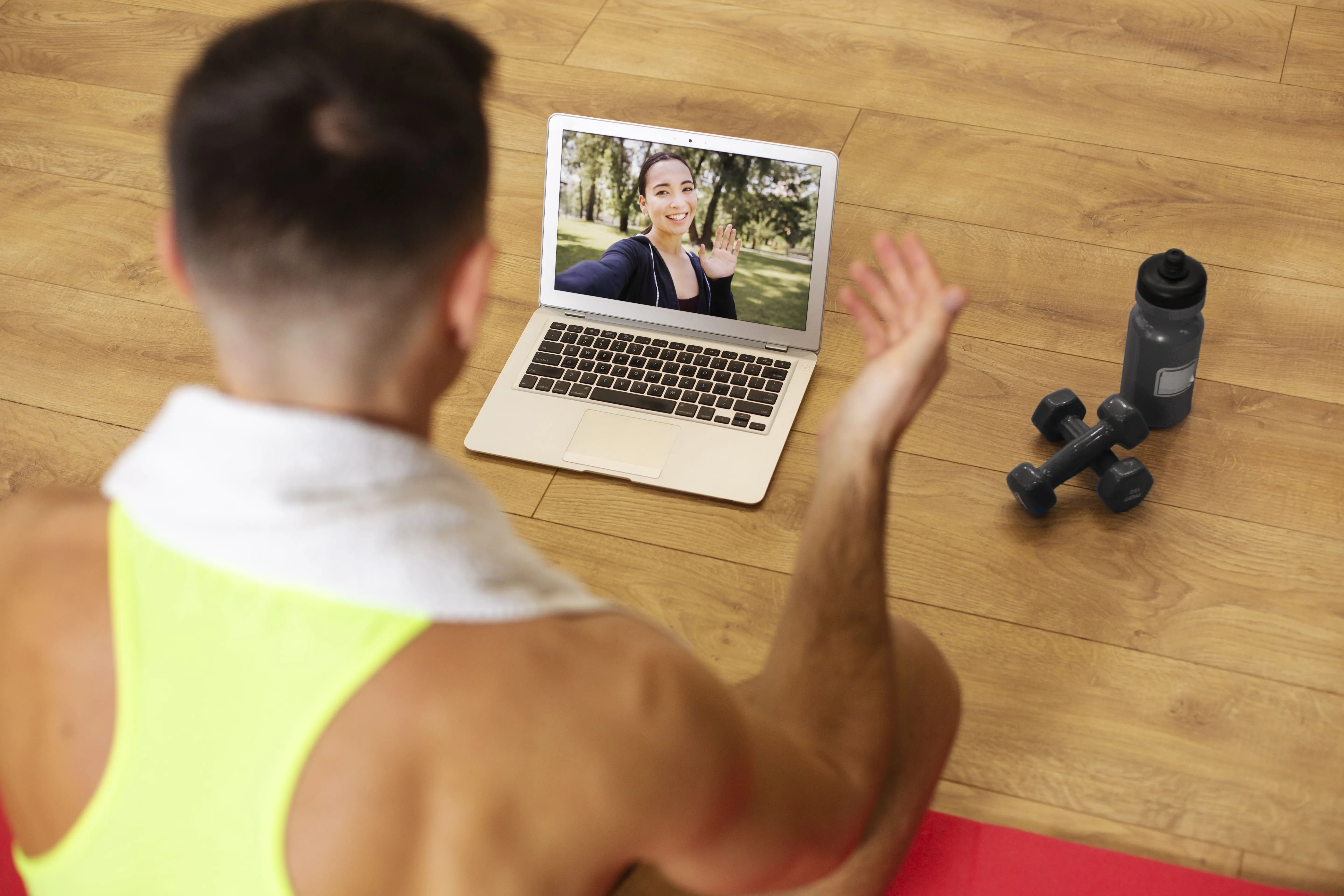 virtual-fitness-coaching-workout-session